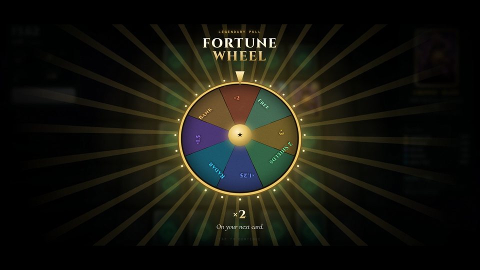 The Fortune Wheel after a Legendary pull